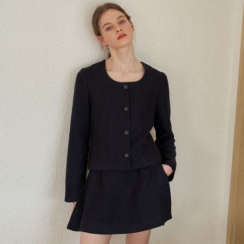 EDIT U-NECK JACKET_NA