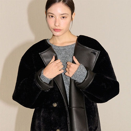 REVERSIBLE LOUND NECK MUSTANG_BK