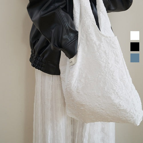 JACQUARD BLOOM BAG_3COLORS