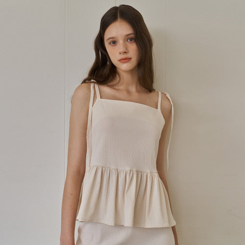 BON BON SLEEVELESS BLOUSE_YE