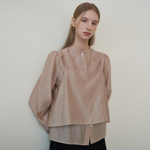 SHEER SET UP BLOUSE 2 (PB)