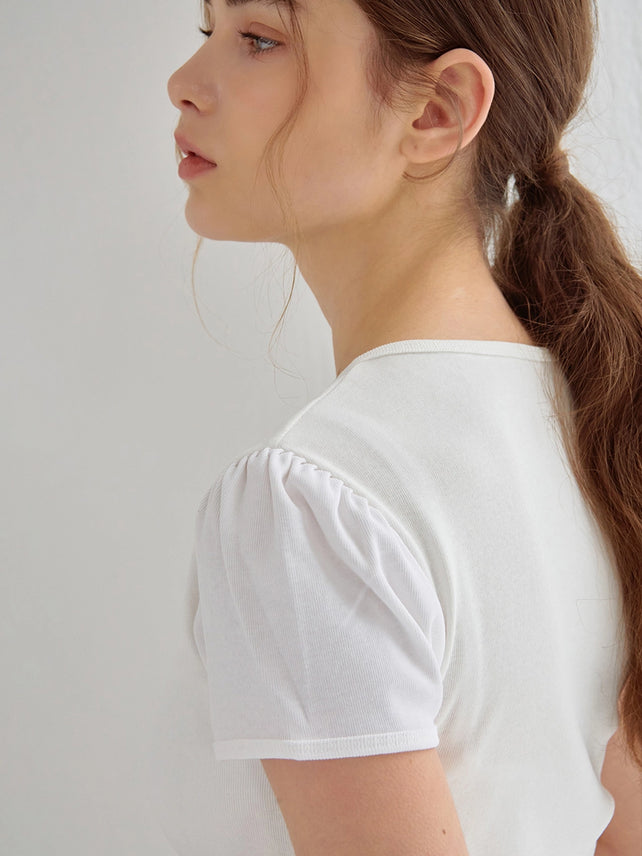 [REFURB] PUFF SHIRRING T-SHIRT