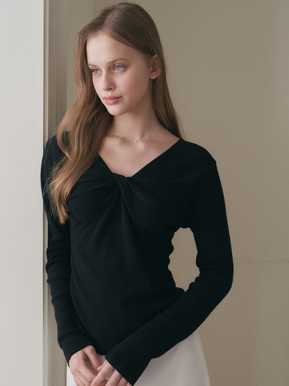 TWIST POINT KNIT_BK