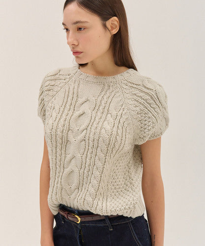 WINTER COZY LAYERD KNIT_L/GR