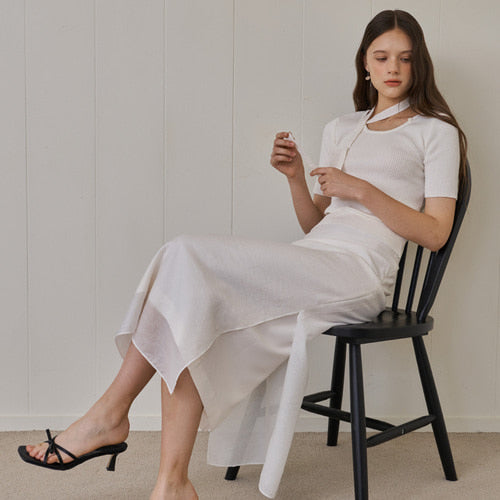 SHEER SKIRT VERSION 3_WH