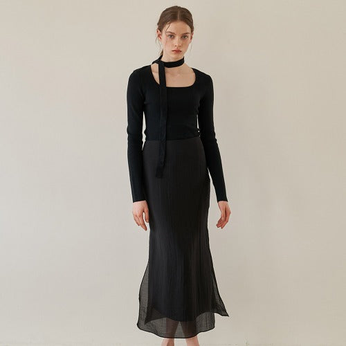 SHEER SKIRT VERSION 2_BK