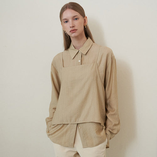 LAYERING PAGE BLOUSE (BE)