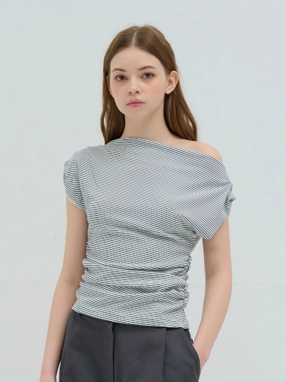 WRAP BANDING SKIRT BLACK