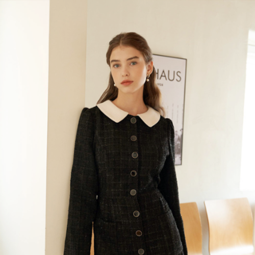 bonette dress-black