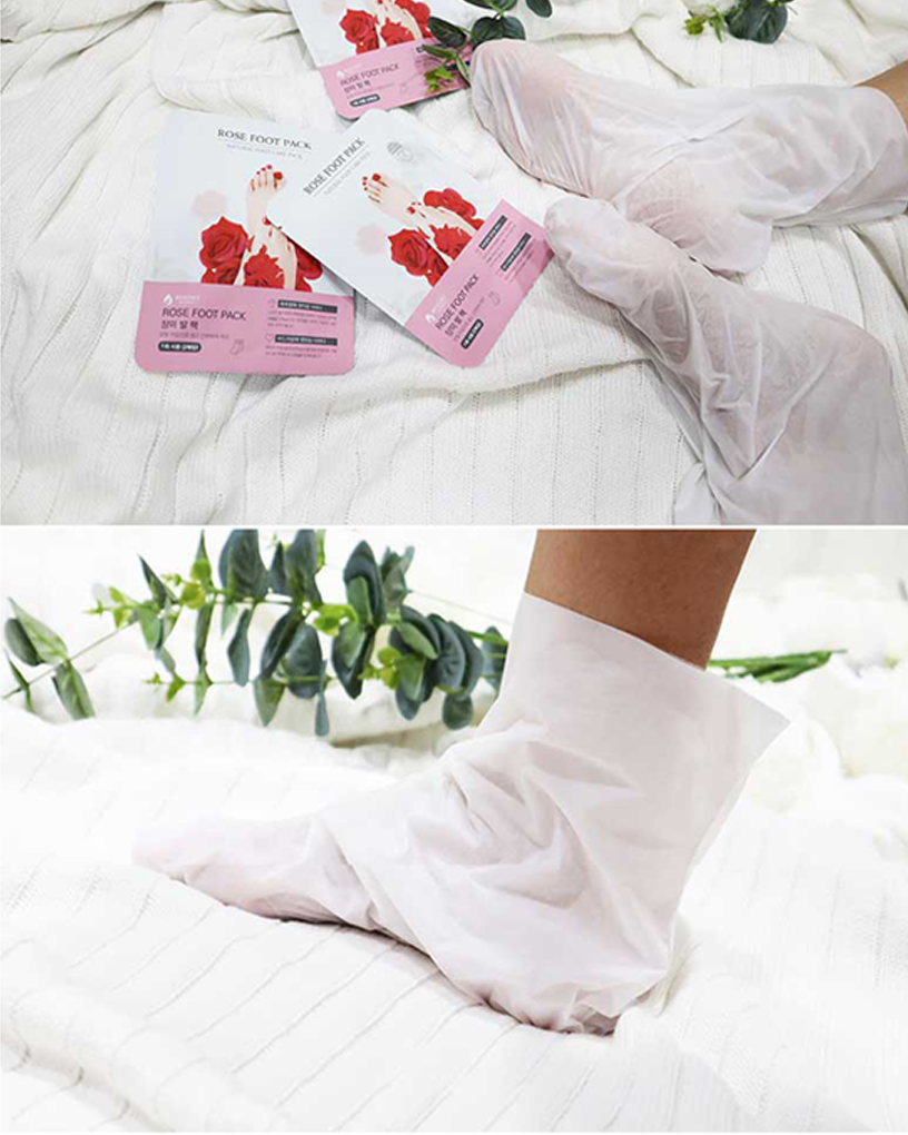 ROSENY Peach Hand Pack & ROSENY Rose Foot Pack