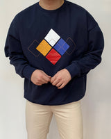 Argyle Pattern Sweatshirt (4757996437582)