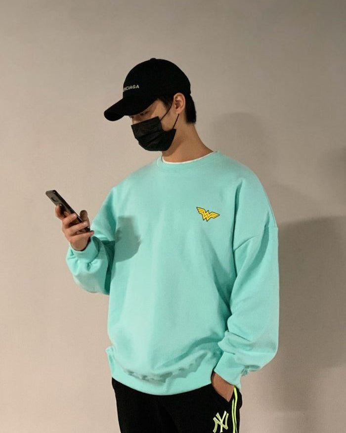Wonder Printing Fleece-lined Sweatshirt Top (4813754892366)