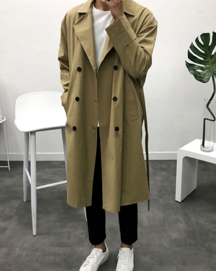 Casual Long Trench Coat (4718322712654)