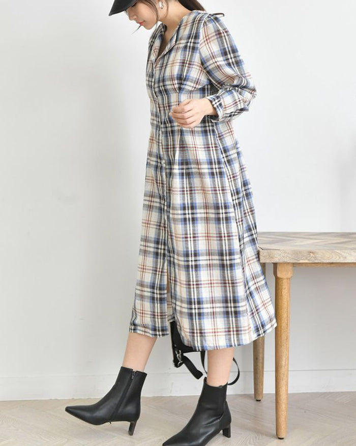 Harley Check Dress (4679437975630)