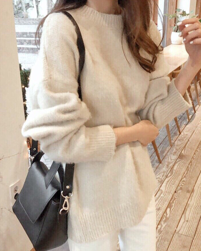 Glow Cashmere Knit Top (4705074839630)