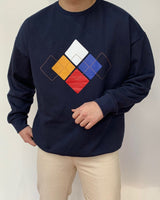 Argyle Pattern Sweatshirt (4757996437582)