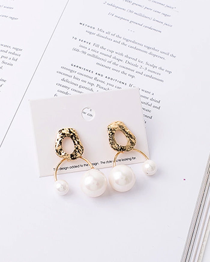 Double Pearls Ronti Earrings (4796173484110)