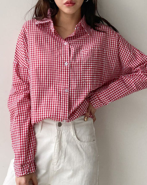 Cherry Check Blouse (4567754342478)