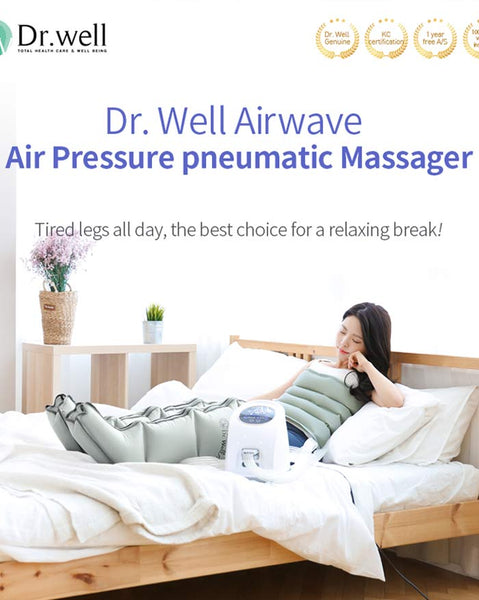 Air wave pneumatic pressure massager (6564105912492)