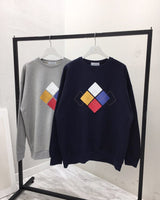 Argyle Pattern Sweatshirt (4757996437582)