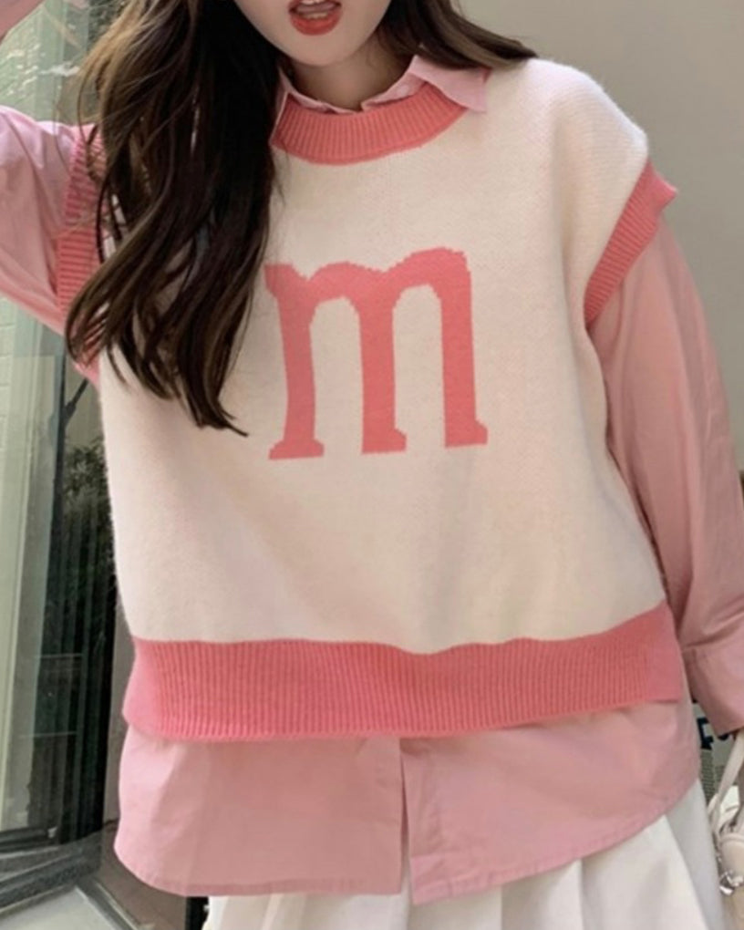 Candy M Sweater Vest