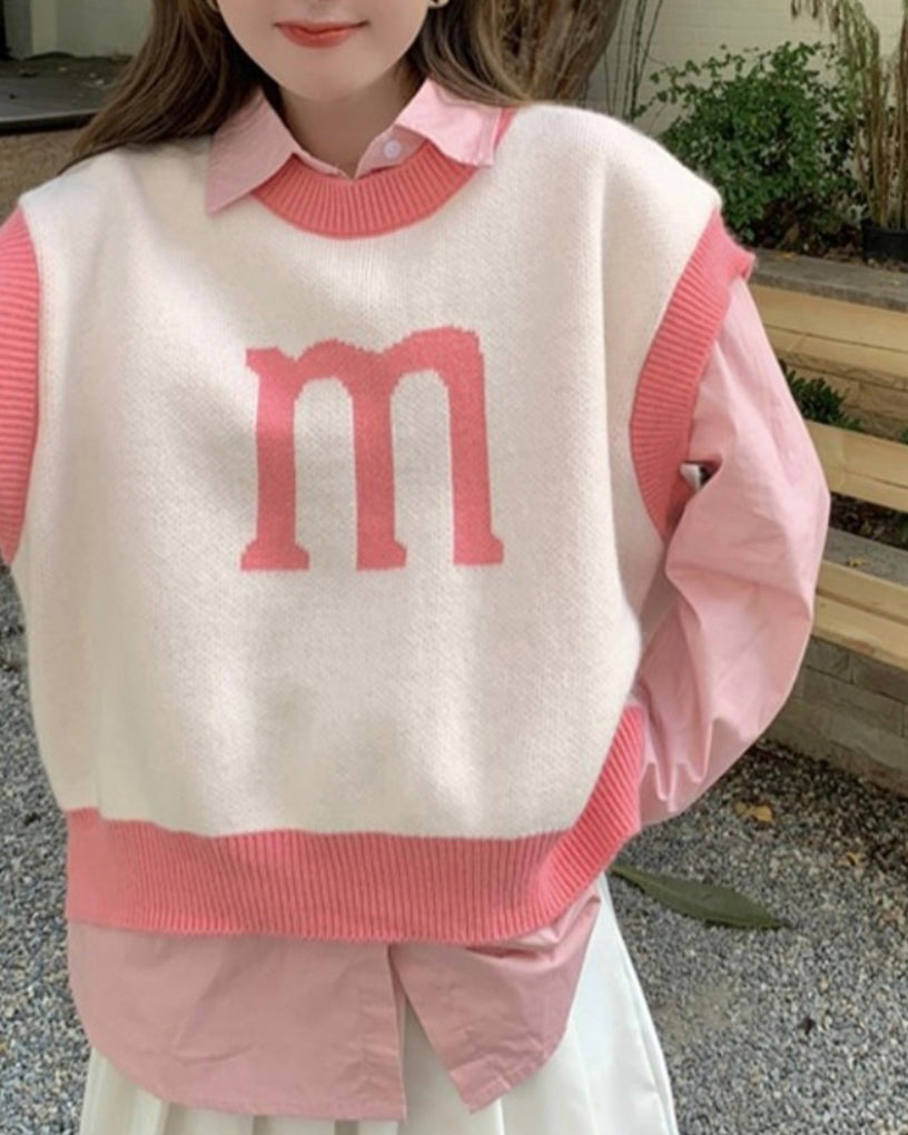 Candy M Sweater Vest