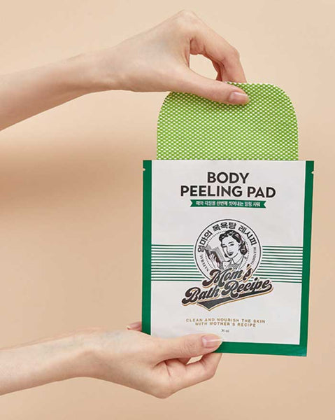 [MOM'S BATH RECIPE] Body Peeling Pad Easy Cut (8EA) (6207119327404)
