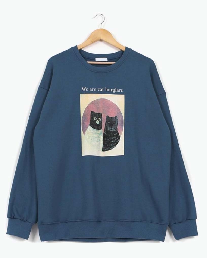 Cat Burglar Crewneck Sweatshirt