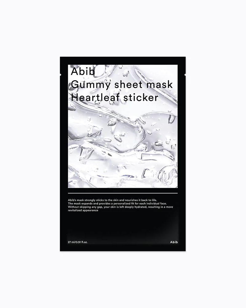 [Abib]Gummy sheet mask Heartleaf sticker