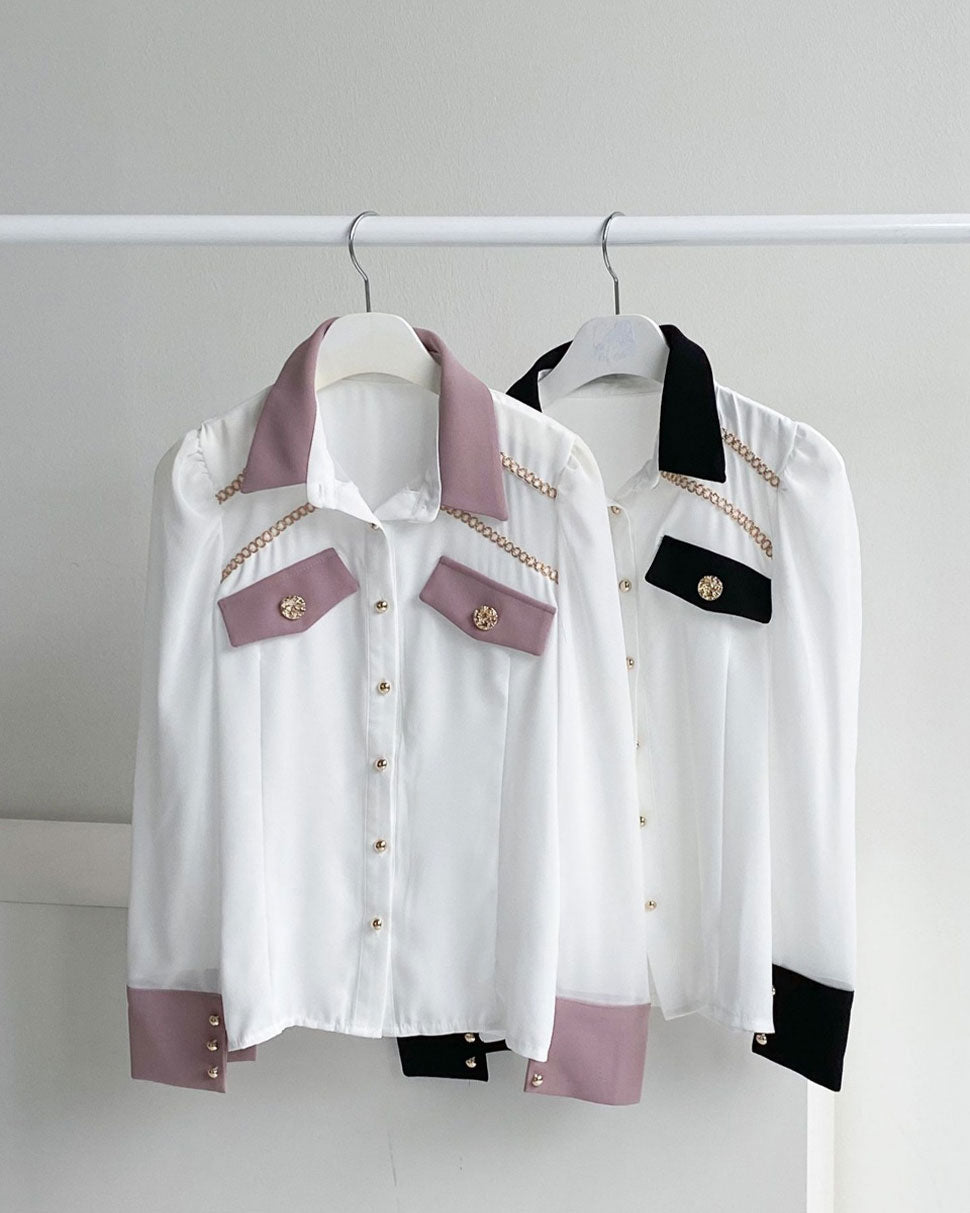 Of Button Blouse