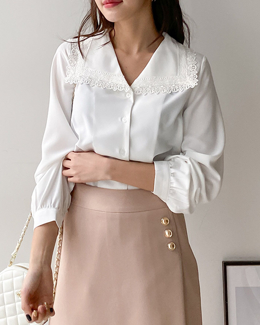Ruby Lace Blouse