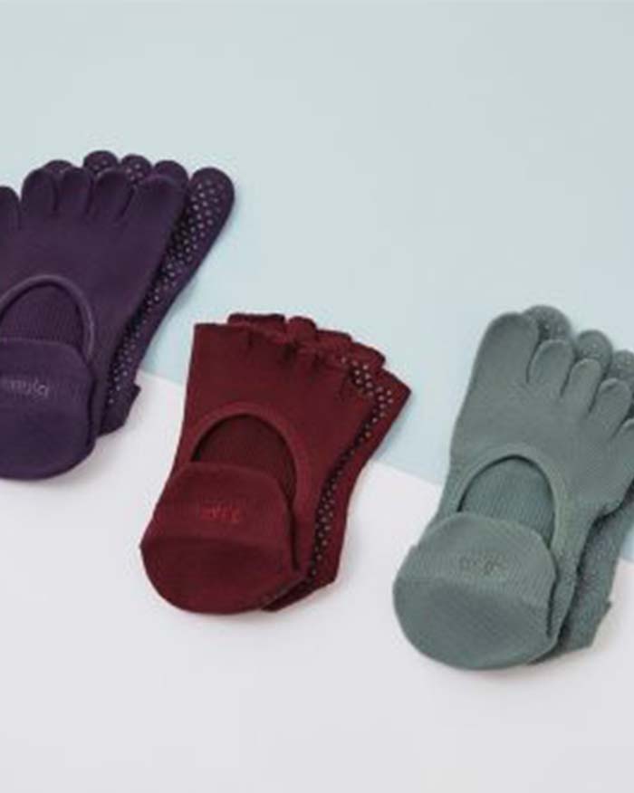 Core Power Toe Socks (Full Toe) - Olive (6074003521708)