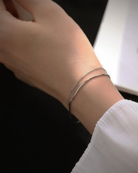 Simple Layering Bracelet (6638077903020)