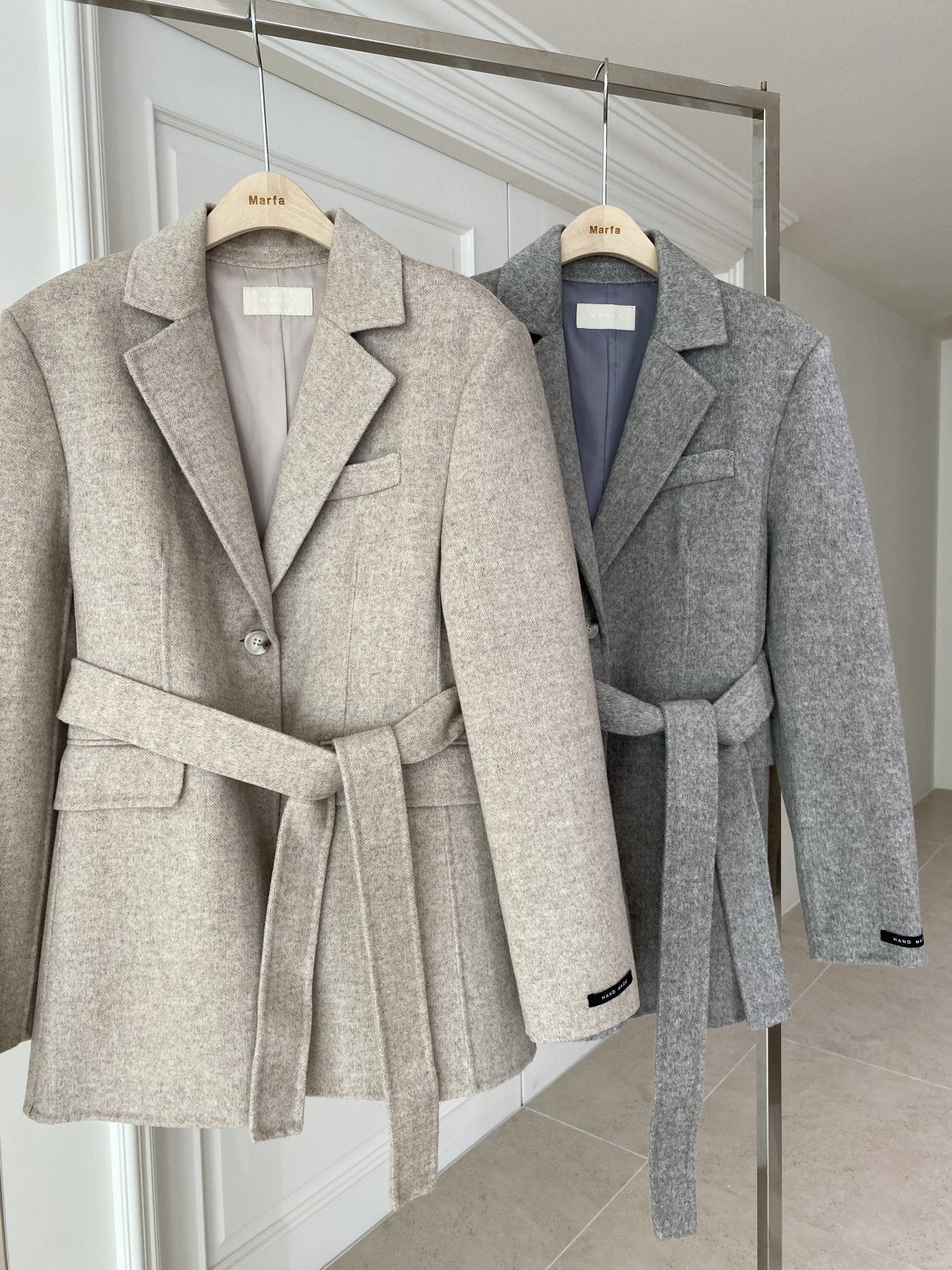 Premium Wool 90% 🎀<br>Sand Handmade Jacket